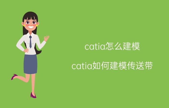 catia怎么建模 catia如何建模传送带？